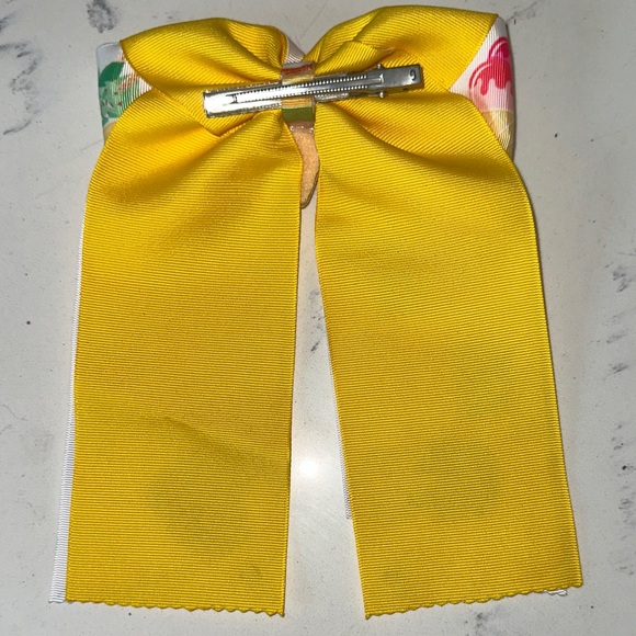 Ice Cream Print Kids Hair Bow - Picture 2 of 3